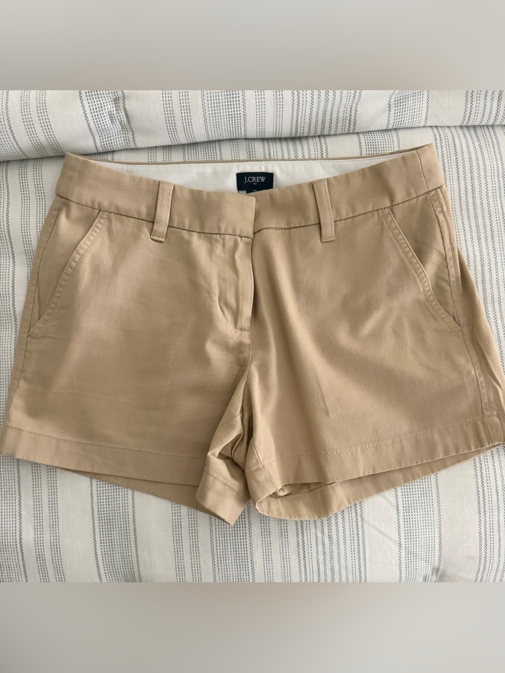 J. Crew Women's Beige/Tan Chino Bermuda Shorts